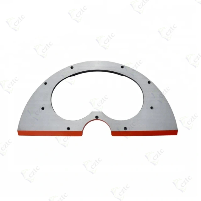 10074769 Base Plate 9PPS DN180--DN200--DN230 (Non Carbide) For Schwing Concrete Pump